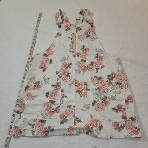 469. No Boundaries Overalls Skirt White Sz XL (15-17)